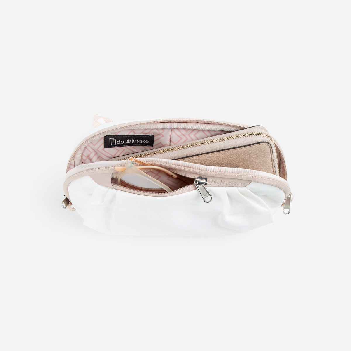 Cincy Sports Clutch Bag Dove White & Cashmere