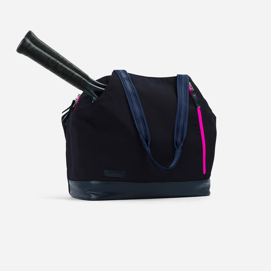 London Tennis Duffel / Tote Navy & Fuchsia