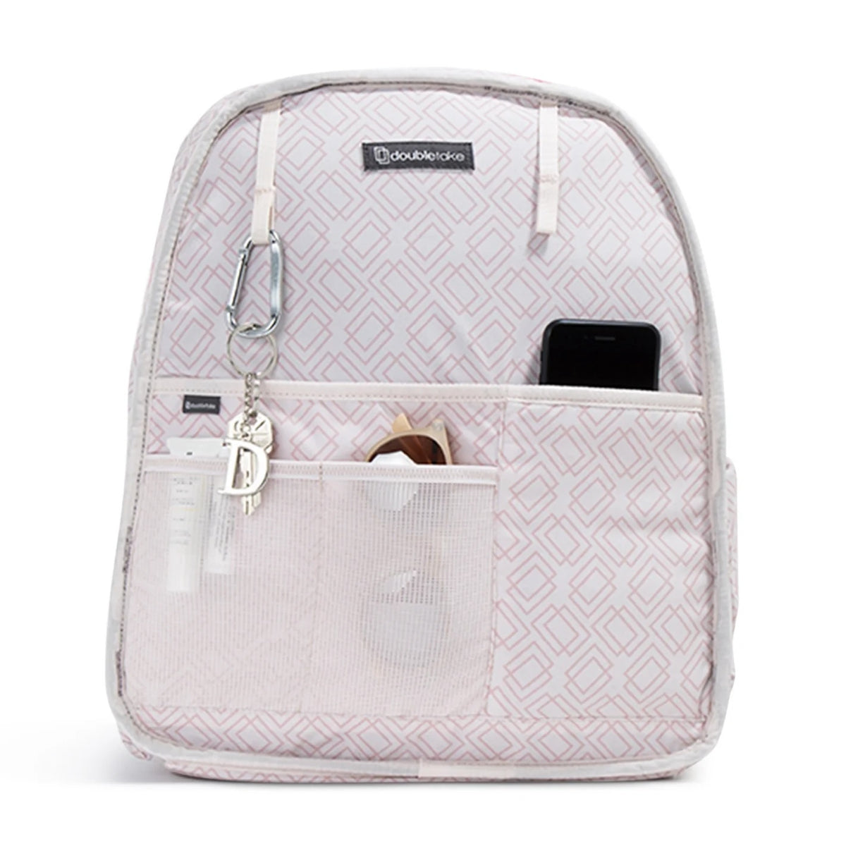 Melbie Junior Tennis Backpack / Tote Cashmere Zig Zag Luxe ^