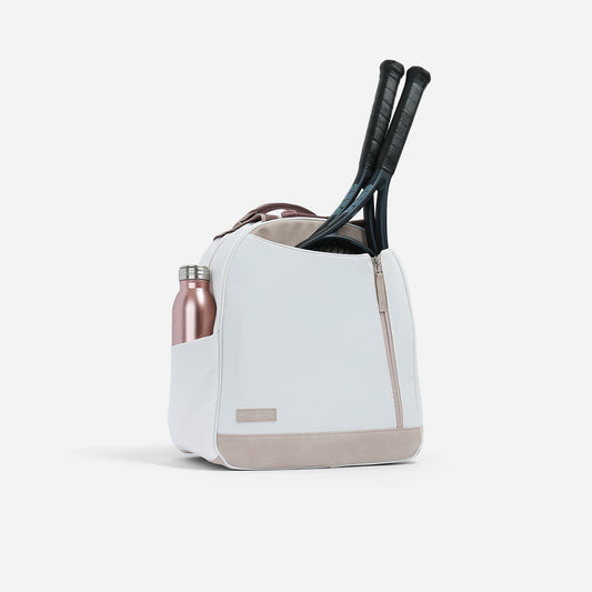 Melbourne Tennis Backpack / Tote Dove White & Cashmere