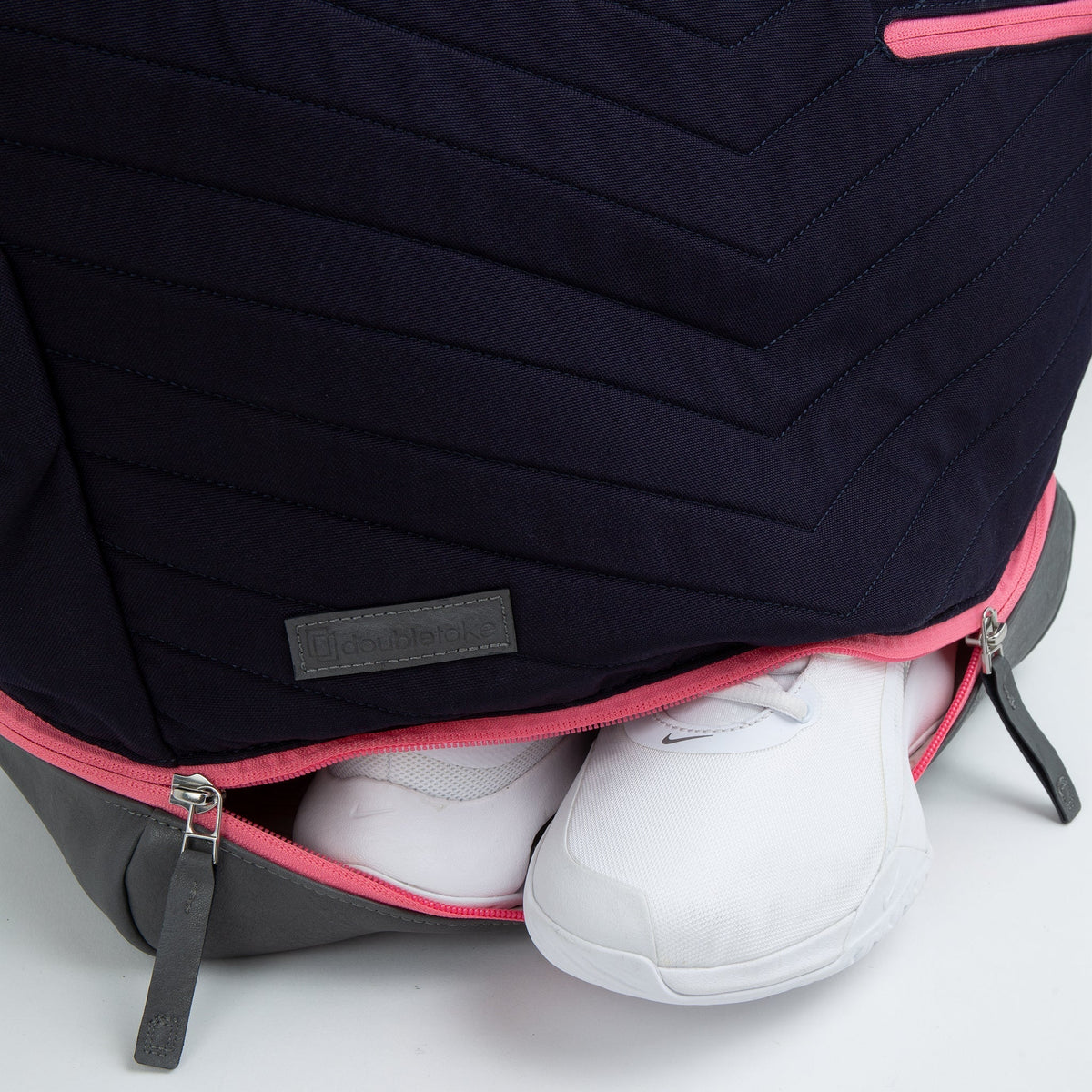 Parisii Tennis Tote Navy & Watermelon