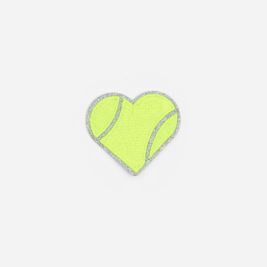Tennis Bag Patches Lemon Lime Heart