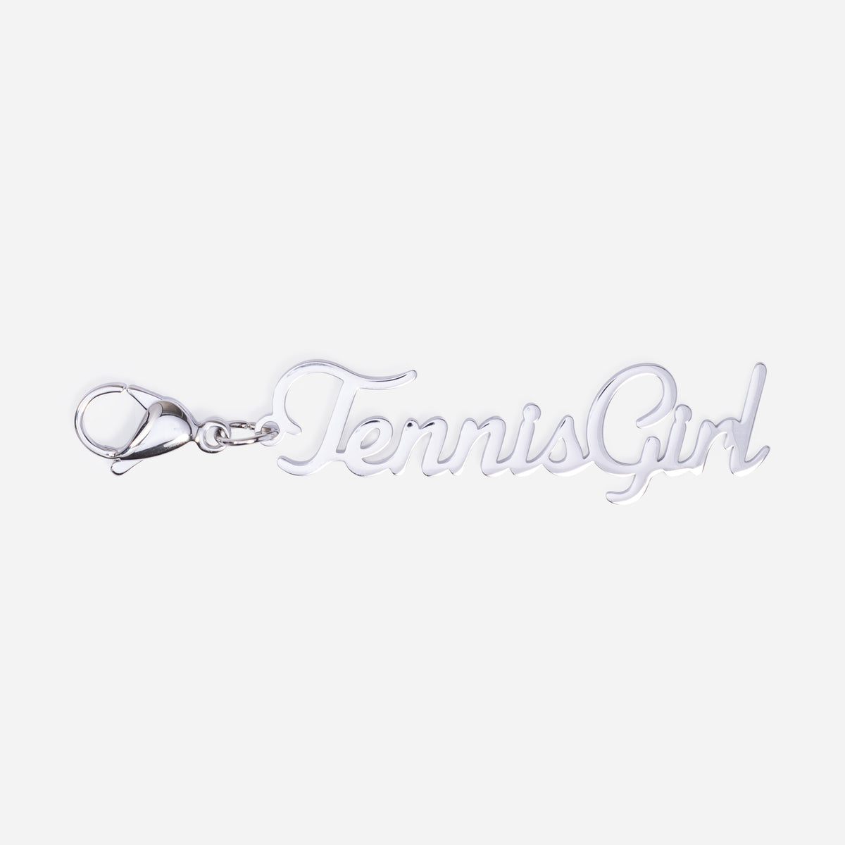 Tennis Bag Zipper Pull Charm Tennis Girl