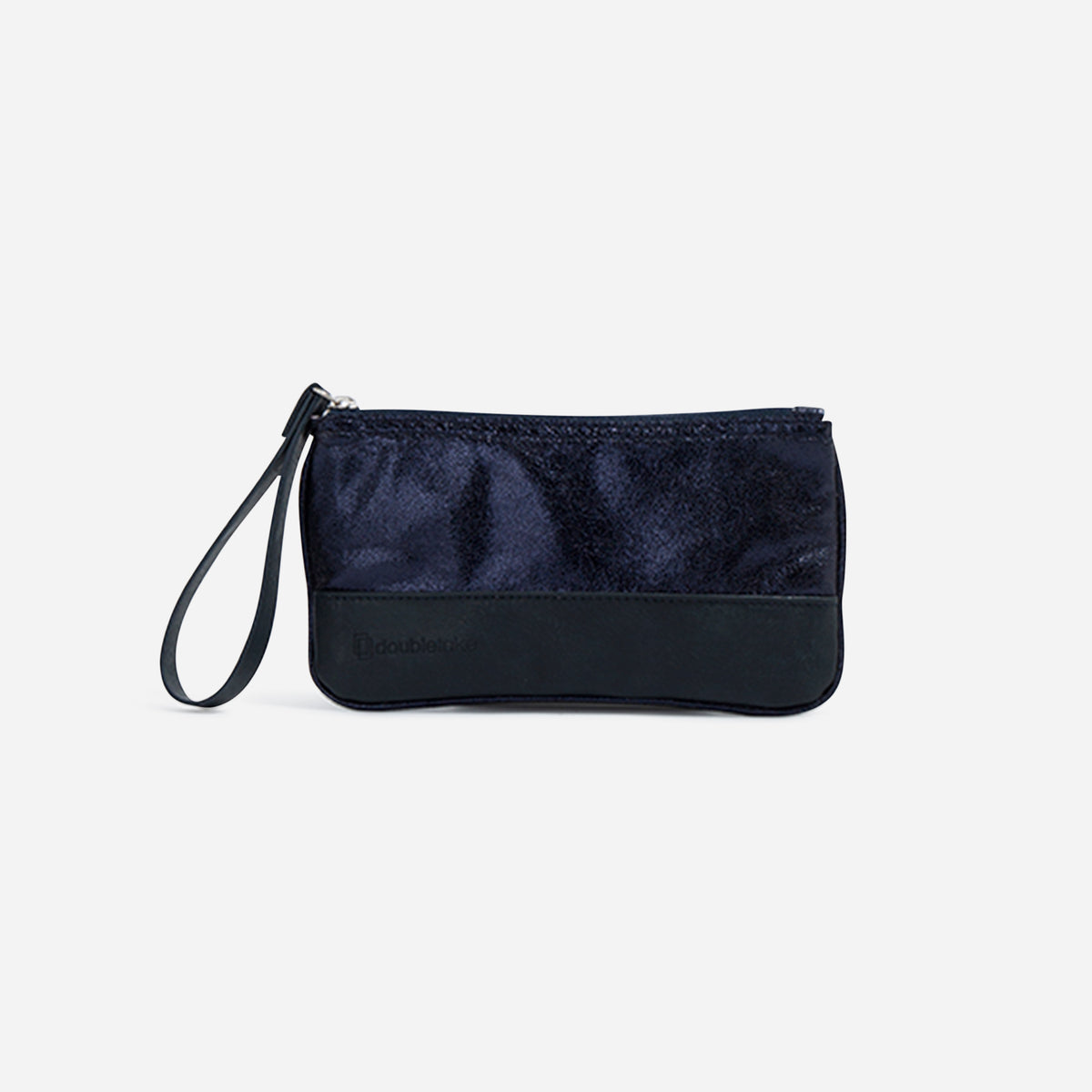 Wells Wristlet Navy Sparkle Luxe
