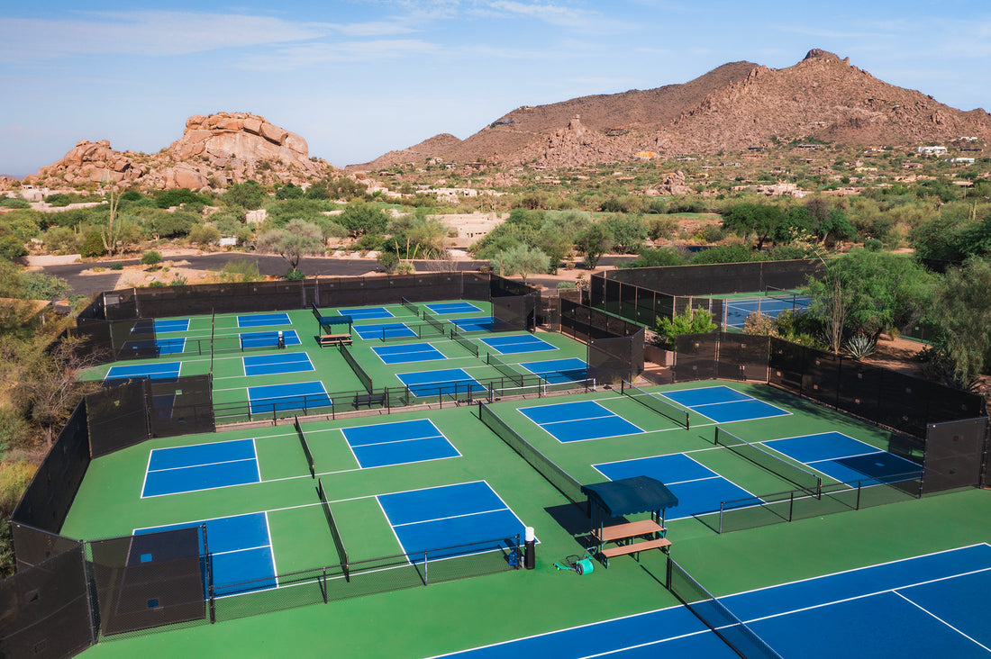 Pickleball courts at Boulders