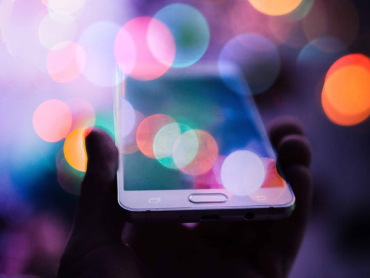 Smart phone with lights
