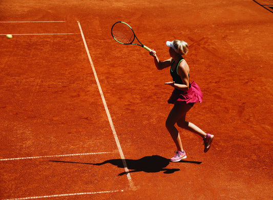 Woman serving
