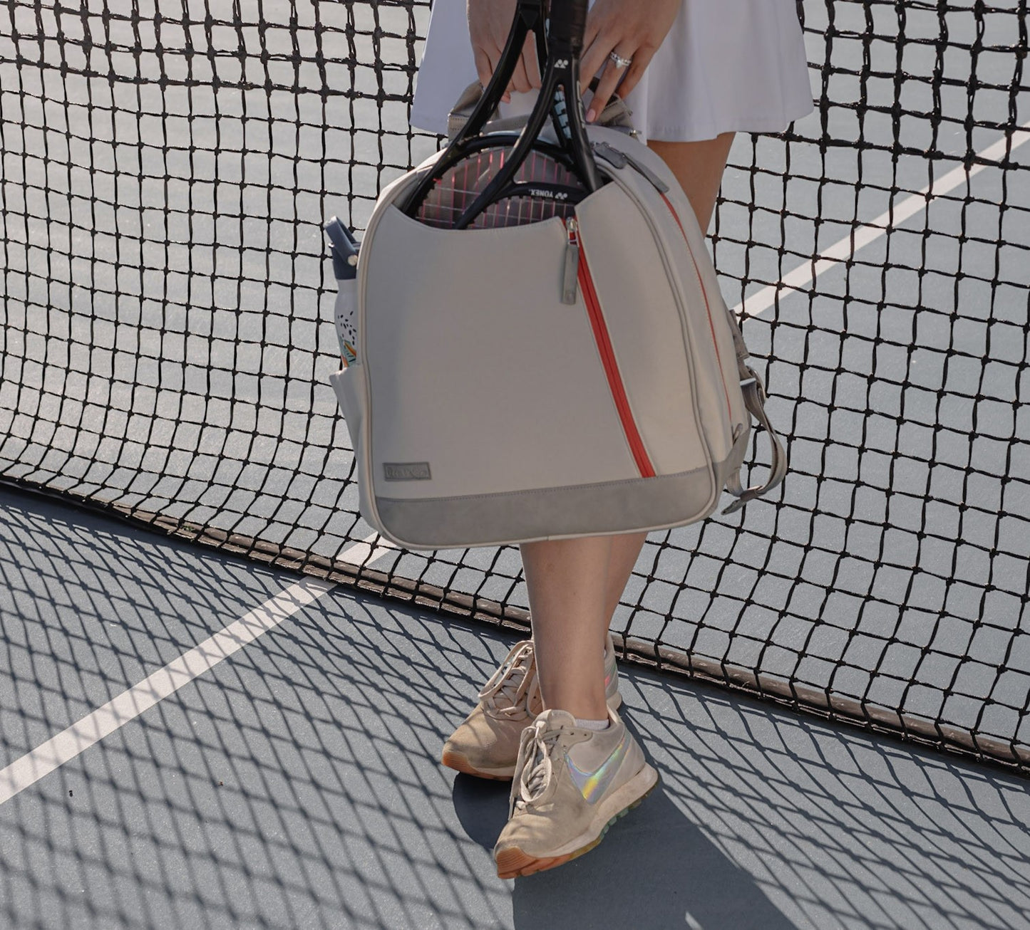 Melbourne Tennis Backpack / Tote Canvas & Poppy