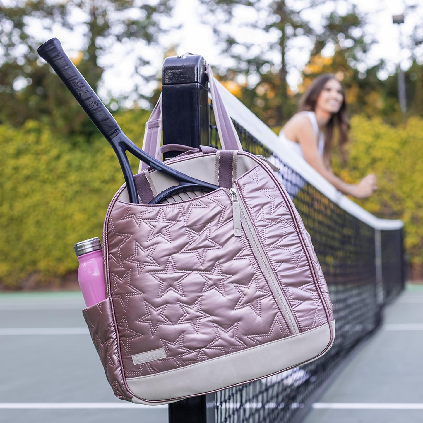 Melbourne Tennis Backpack / Tote Rose Star Luxe