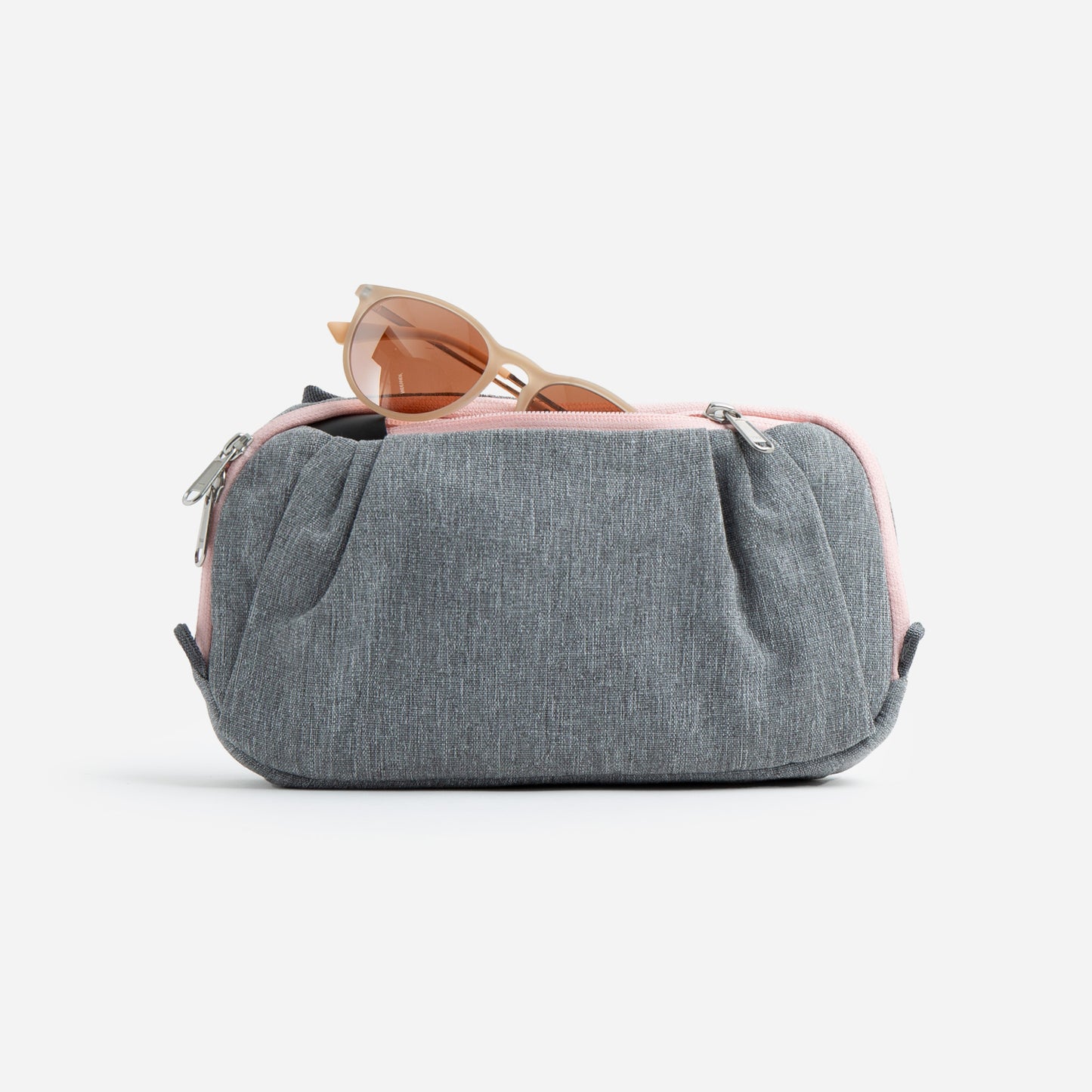 Cincy Sports Clutch Bag Grey & Blush