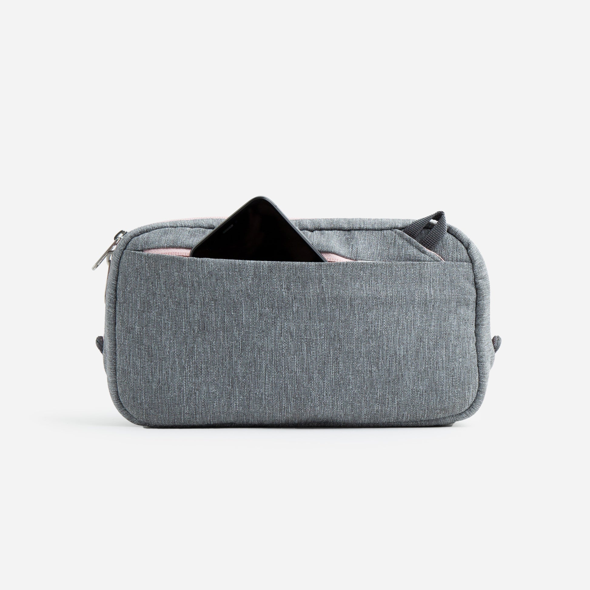 Cincy Sports Clutch Bag Grey & Blush