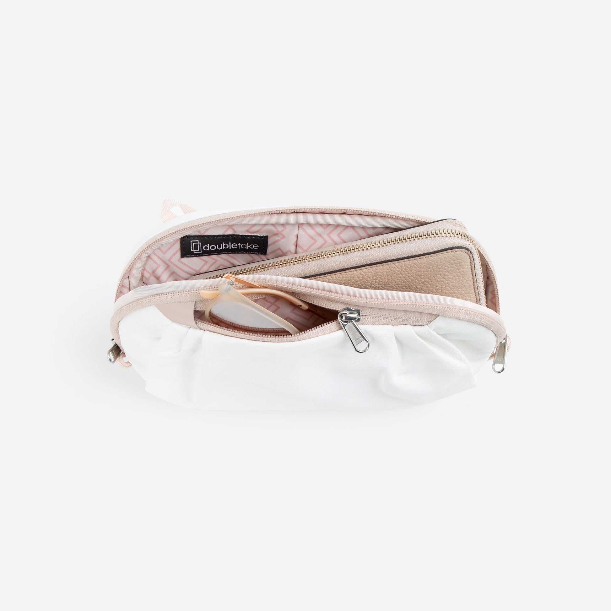 Cincy Sports Clutch Bag Dove White & Cashmere