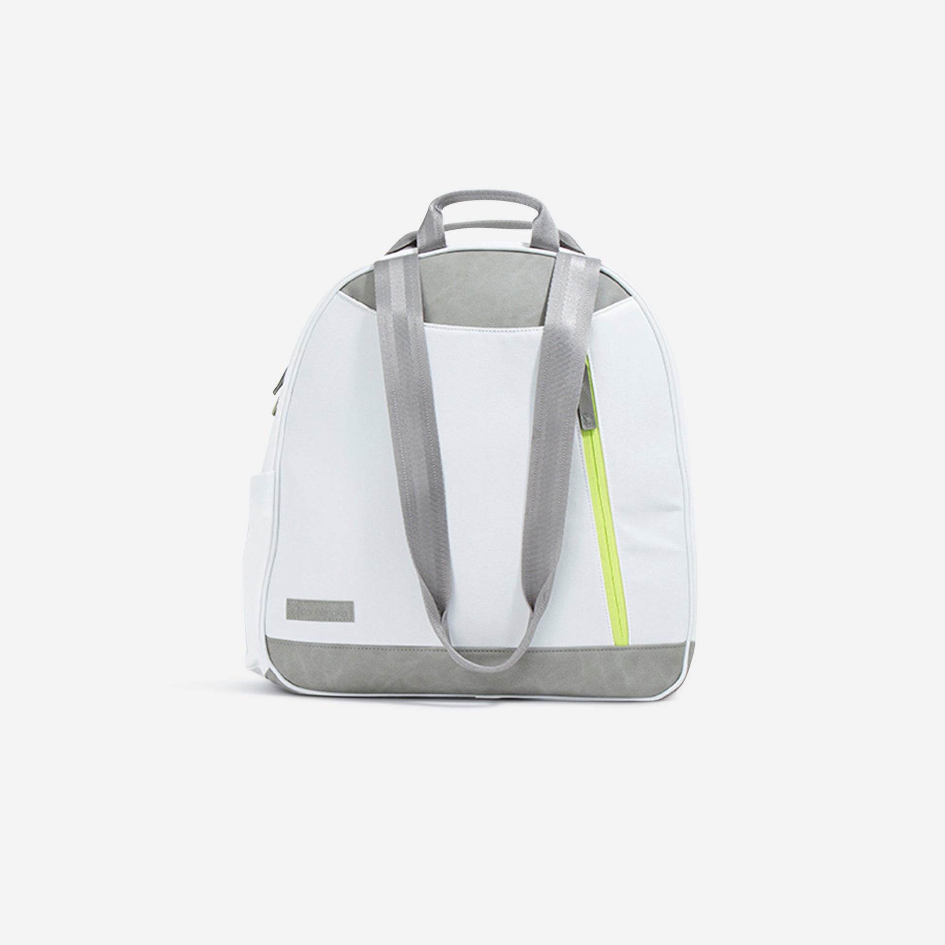 Melbourne Tennis Backpack / Tote Dove White & Lemon Lime Regular
