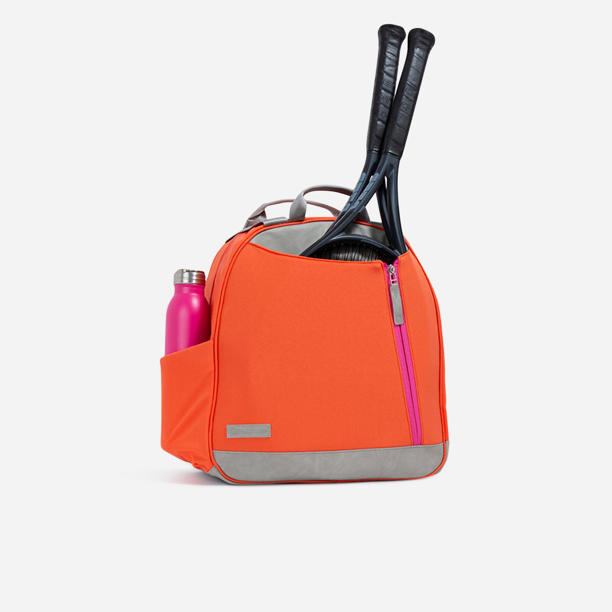 Melbourne Tennis & Pickleball Bags Citrus & Cerise Large-front#color_Citrus & Cerise
