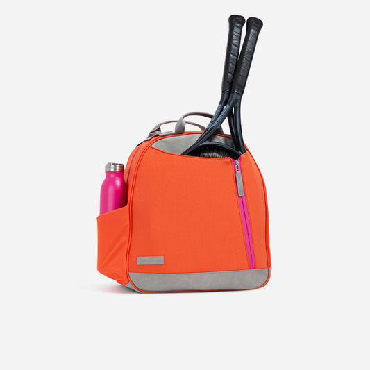 Melbourne Tennis & Pickleball Bags Citrus & Cerise Large-front#color_Citrus & Cerise