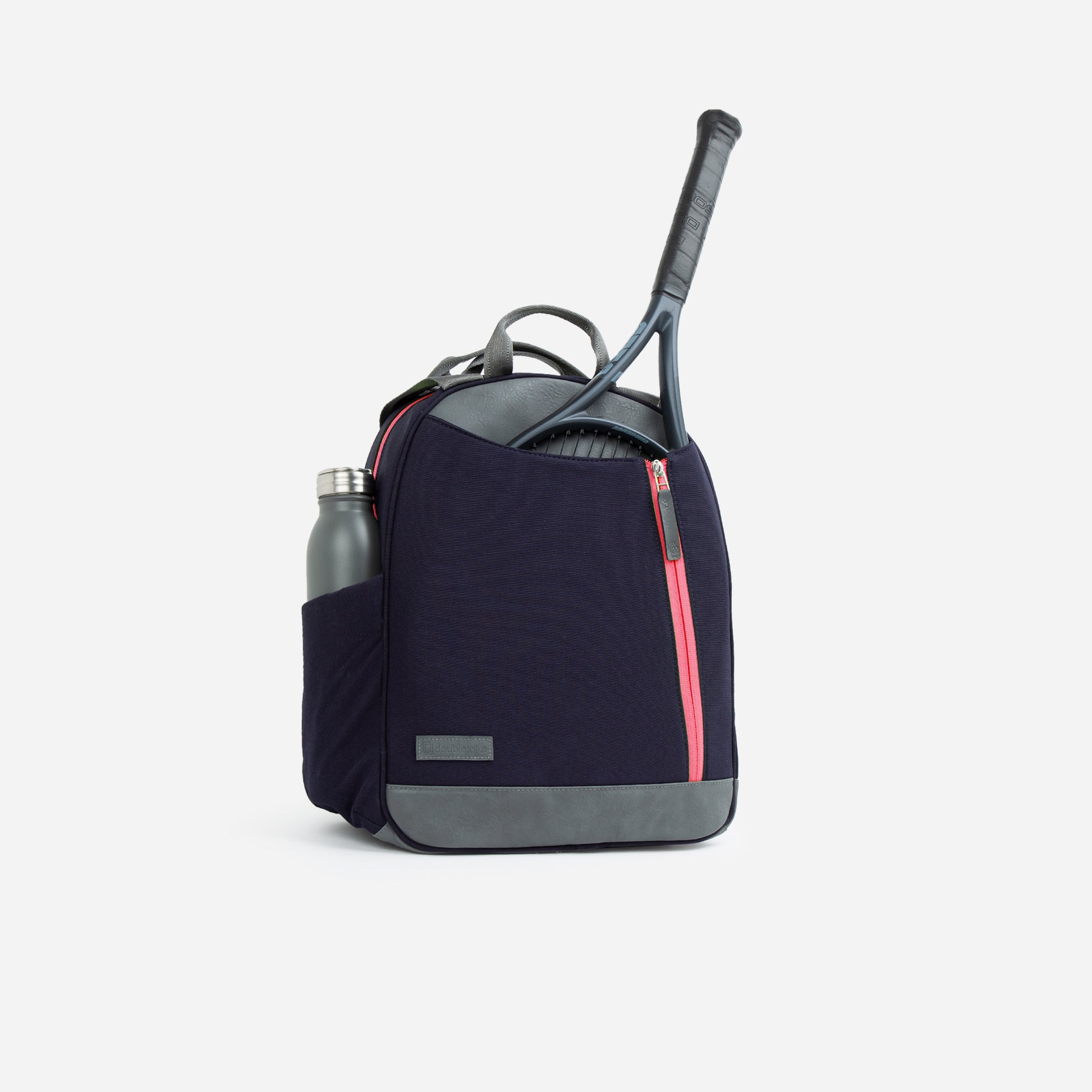 Melbourne Tennis Backpack / Tote Navy & Watermelon Medium
