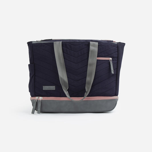 Navy & Dusty Rose