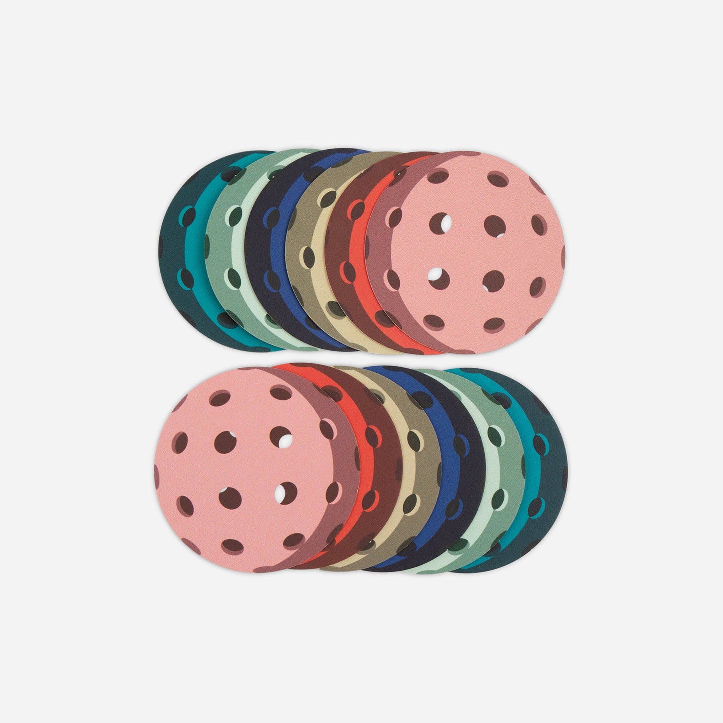 Pickleball Coasters Pickleballs