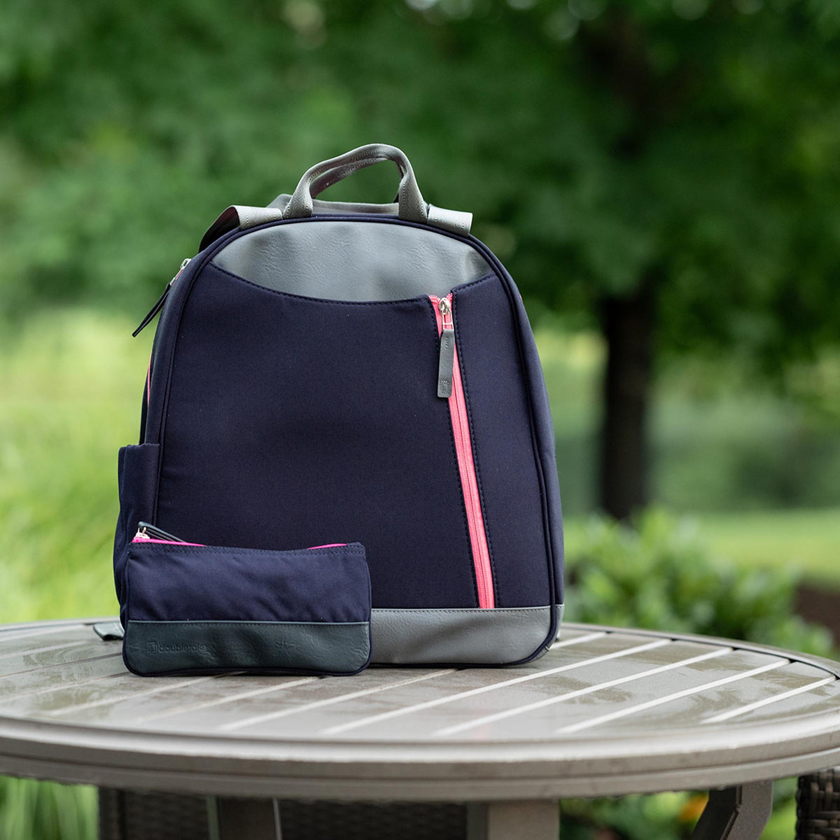 Melbourne Pickleball Backpack / Tote Navy & Watermelon