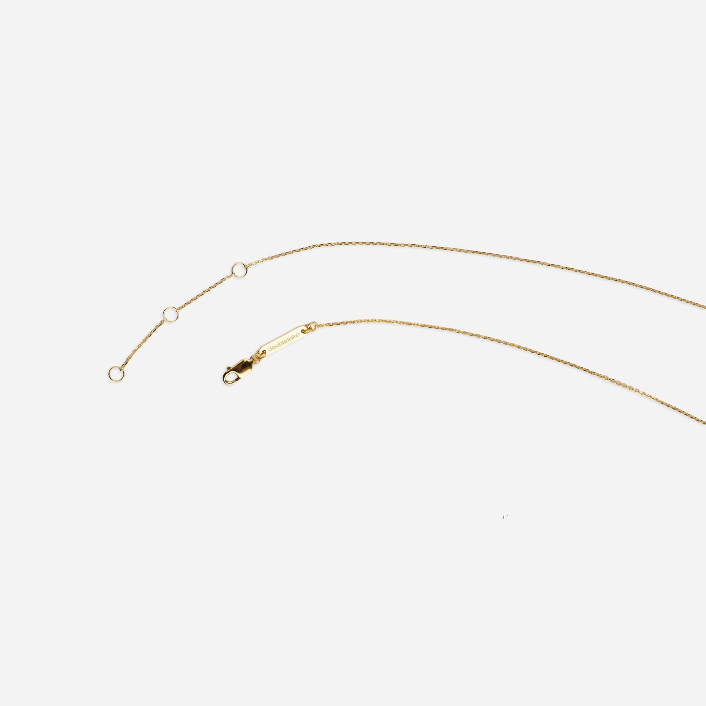 Pickleball Paddle Necklace Gold