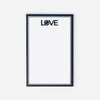 Tennis Notepads Navy Love 8.5 x 5.5