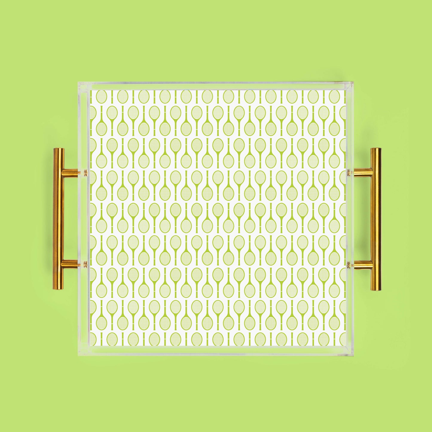 Serving Tray Lime Tennis