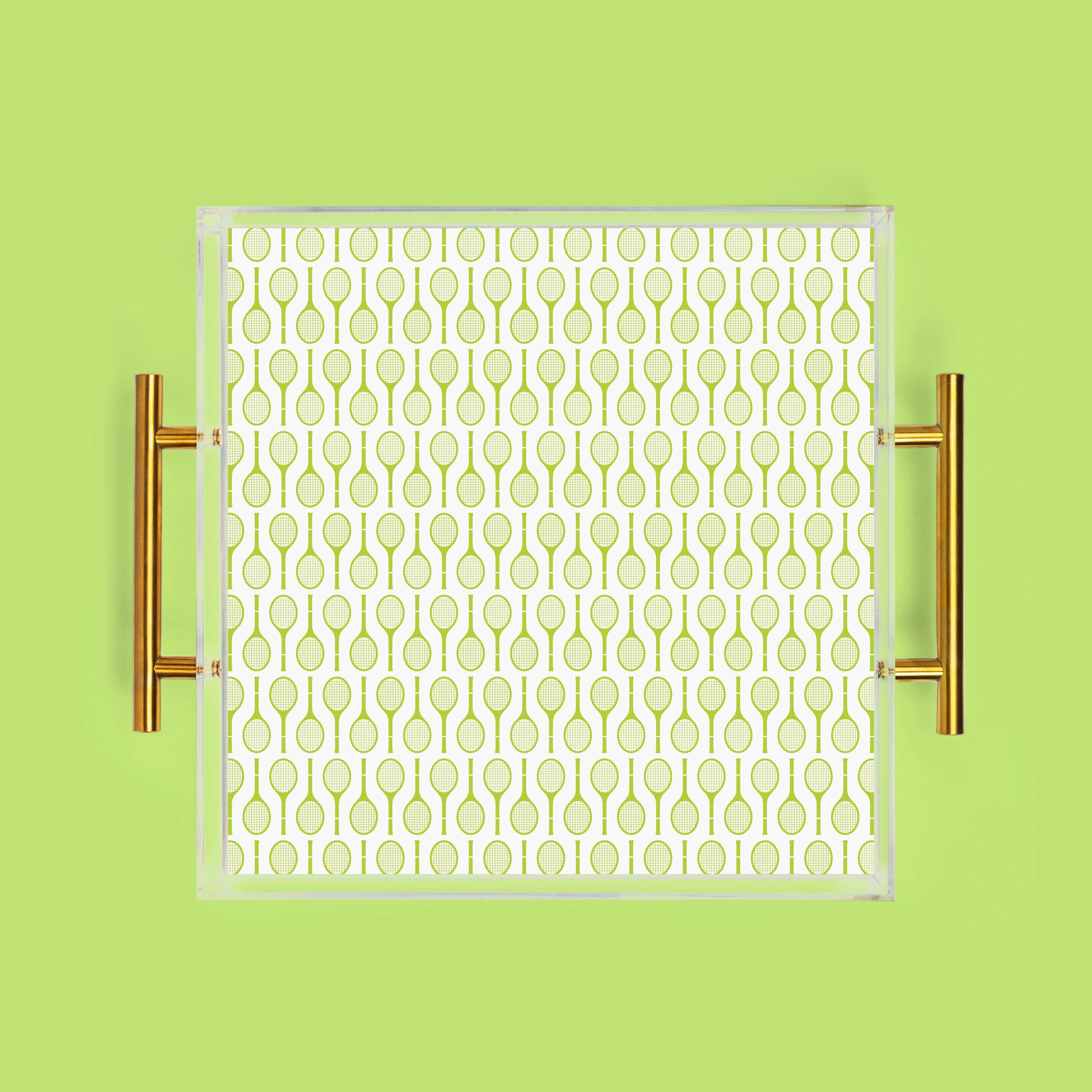 Serving Tray Lime Tennis