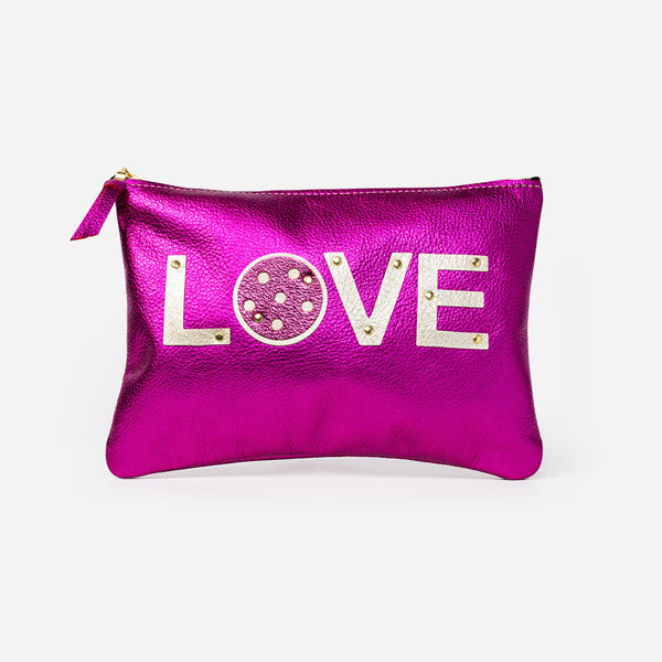 Lex Clutch Courtside Fuchsia LOVE Pickleball
