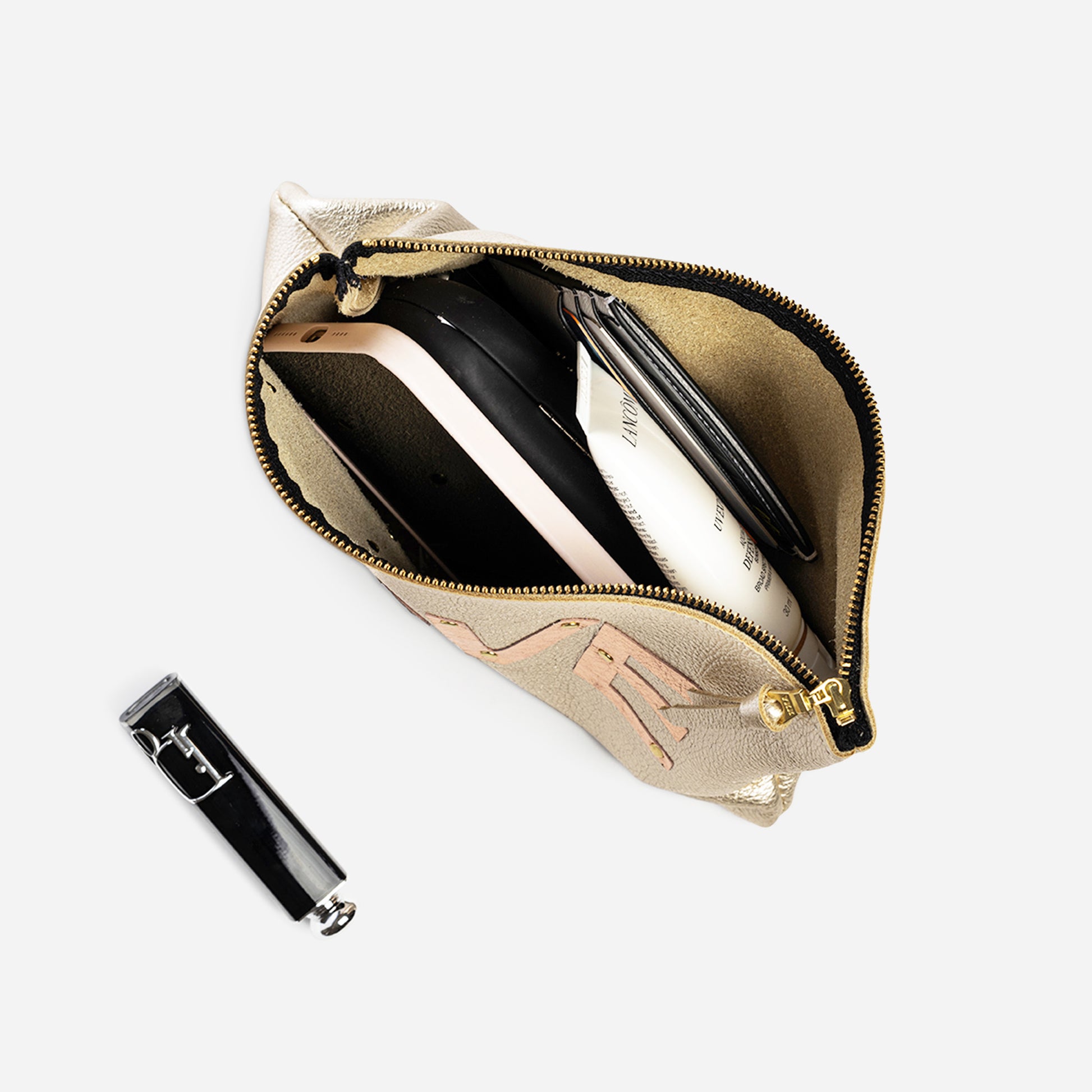 Lex Clutch Courtside Champagne LOVE Tennis