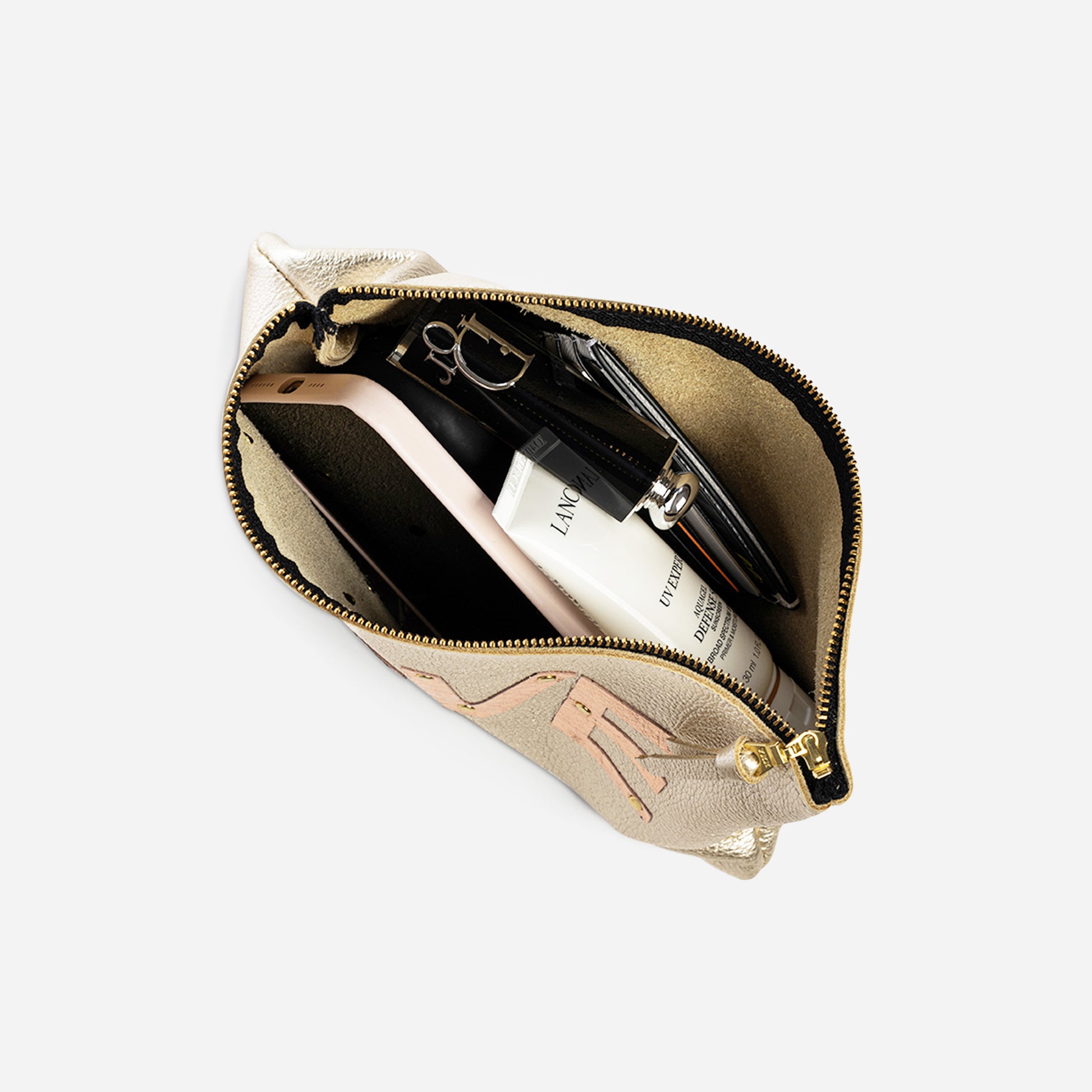 Lex Clutch Courtside Champagne LOVE Tennis