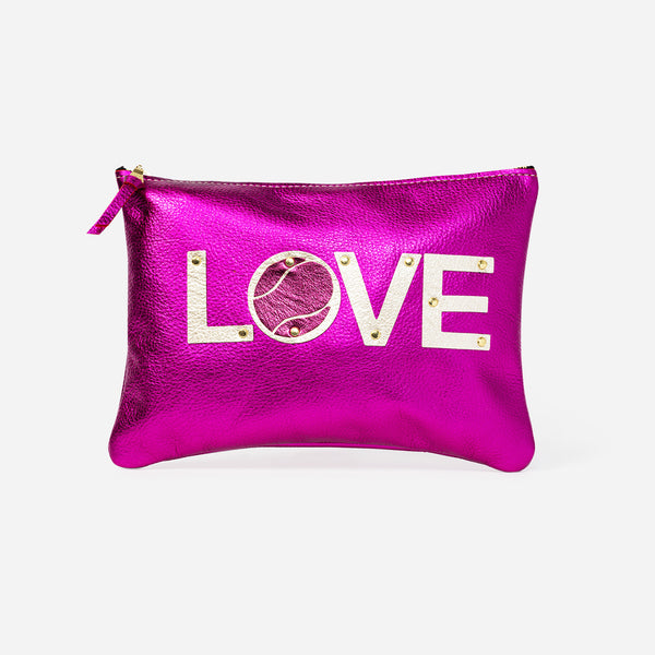 Lex Clutch Courtside Fuchsia LOVE Tennis