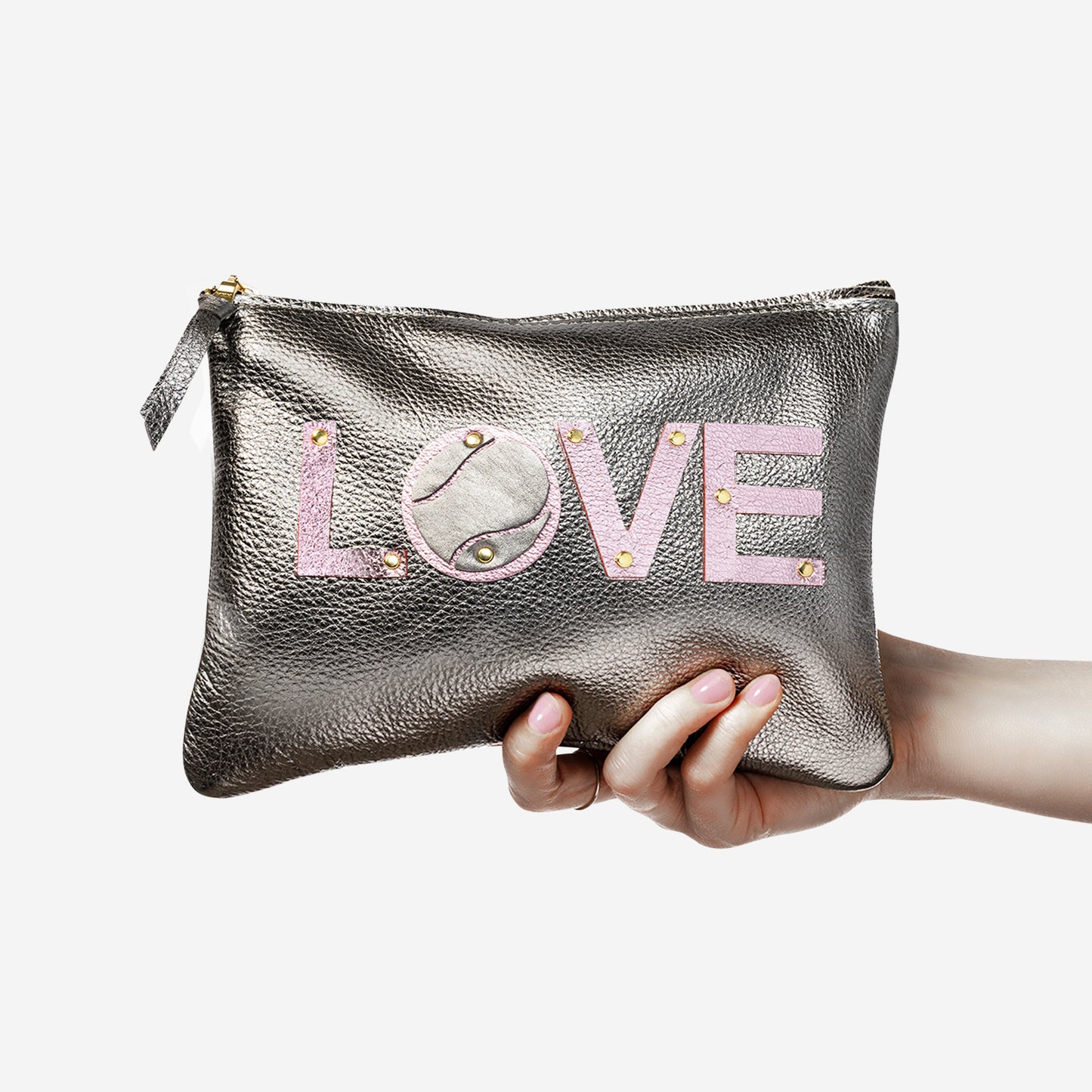 Lex Clutch Courtside Graphite LOVE Tennis