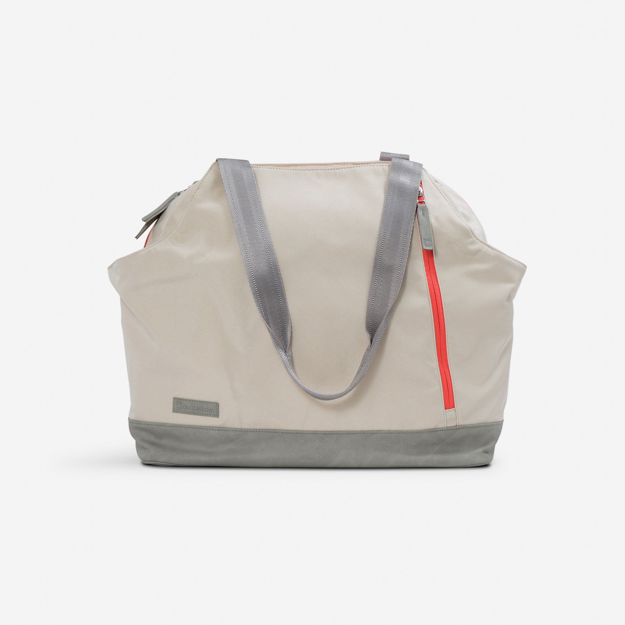 CHARLES ファッション poppy Blurred leather handbag (white)/56
