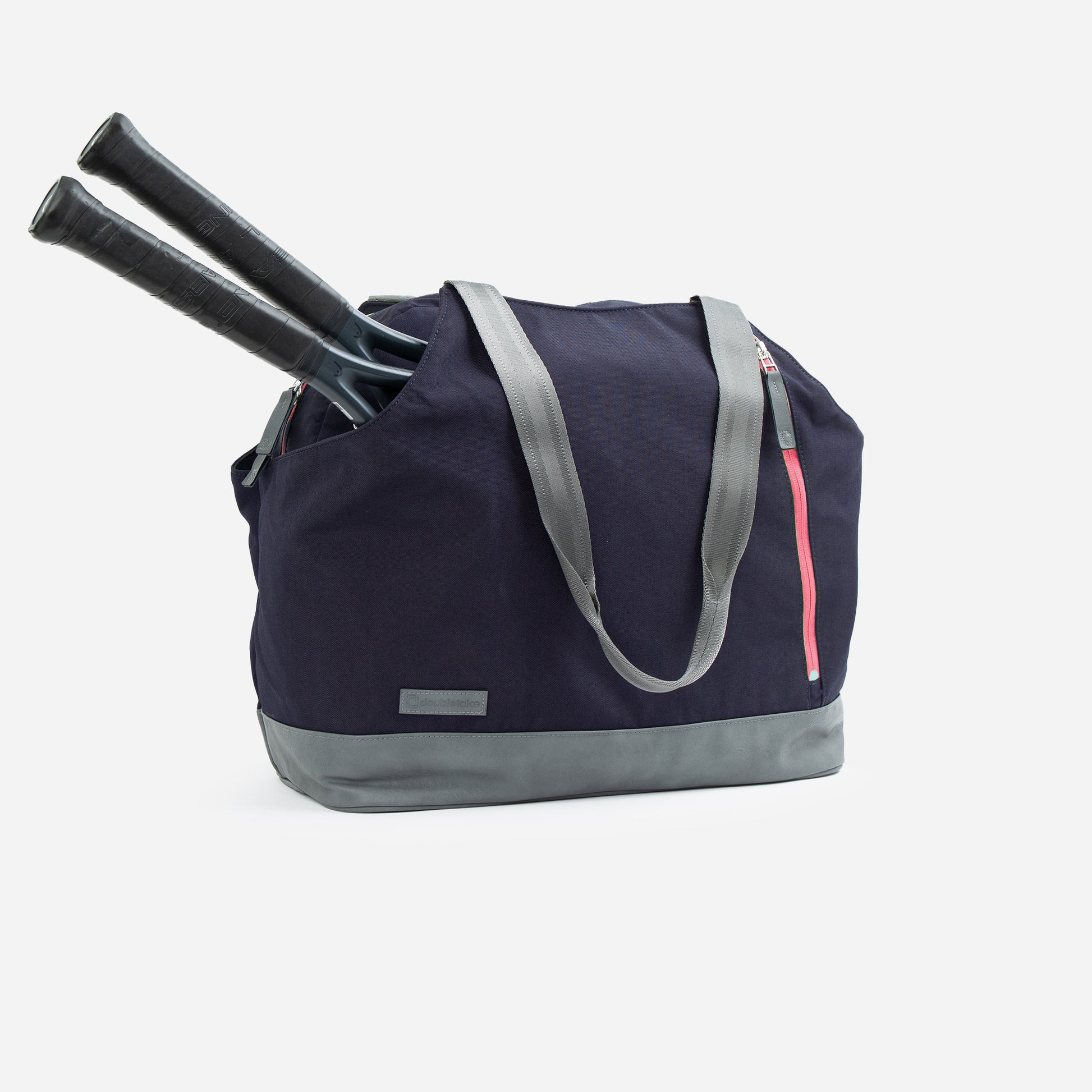 London Tennis Duffel / Tote Navy & Watermelon