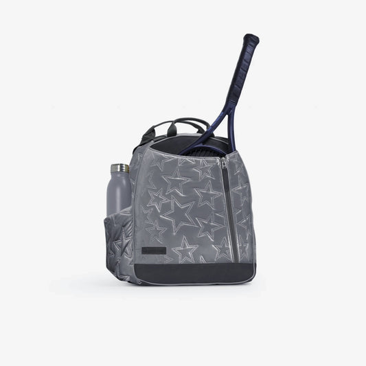 Melbie Junior Tennis Backpack / Tote Graphite Star Luxe
