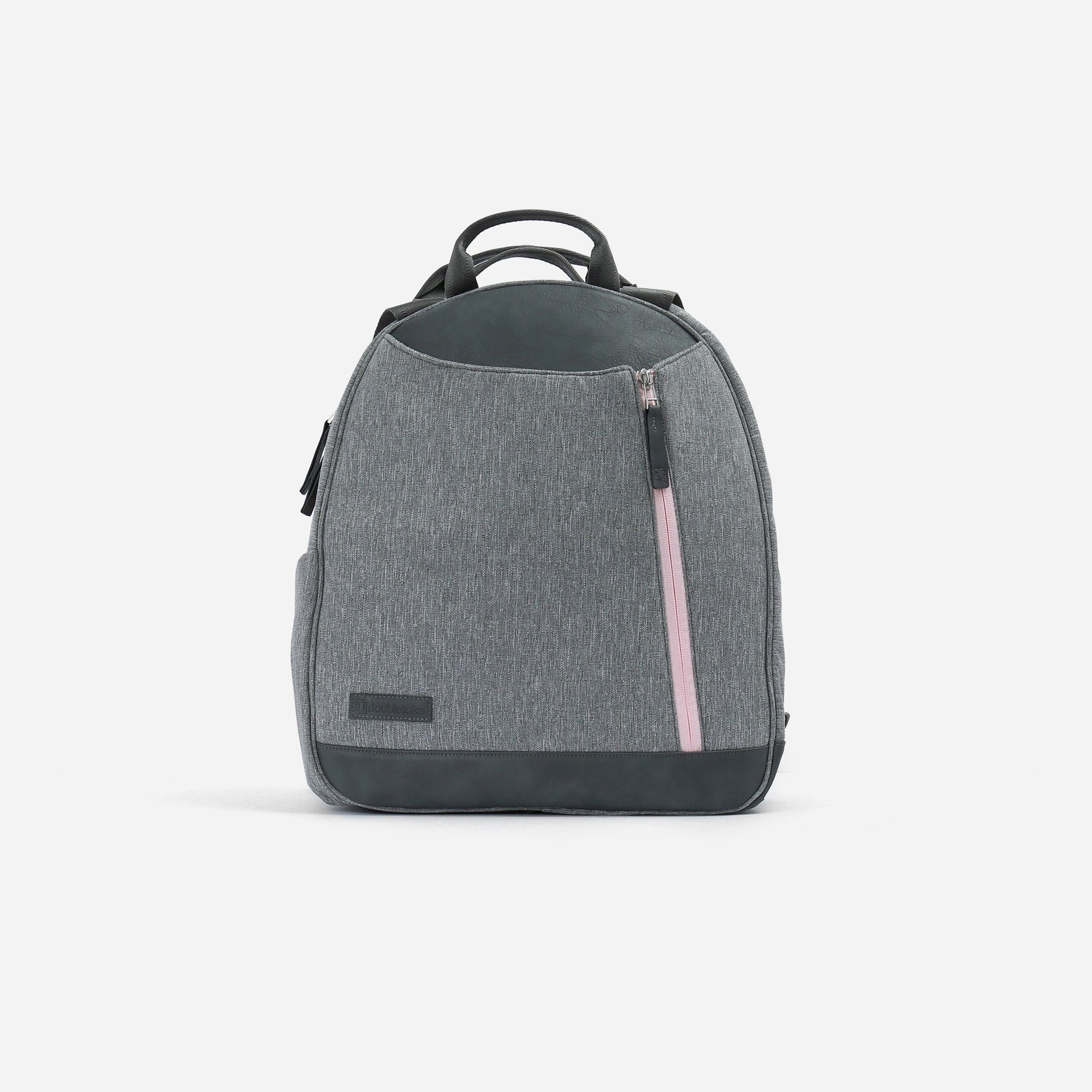 Melbourne Tennis Backpack / Tote Grey & Blush Medium