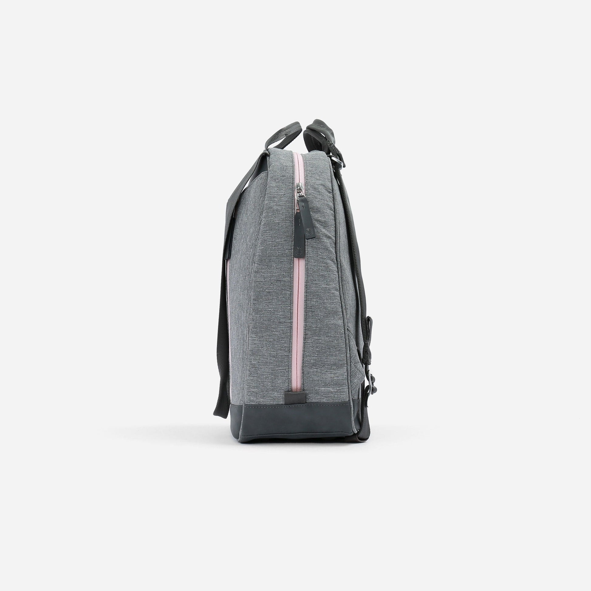 Melbourne Tennis Backpack / Tote Grey & Blush Medium