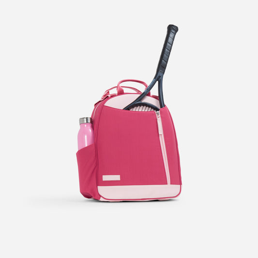 Melbie Tennis Backpack / Tote Pink & Candy