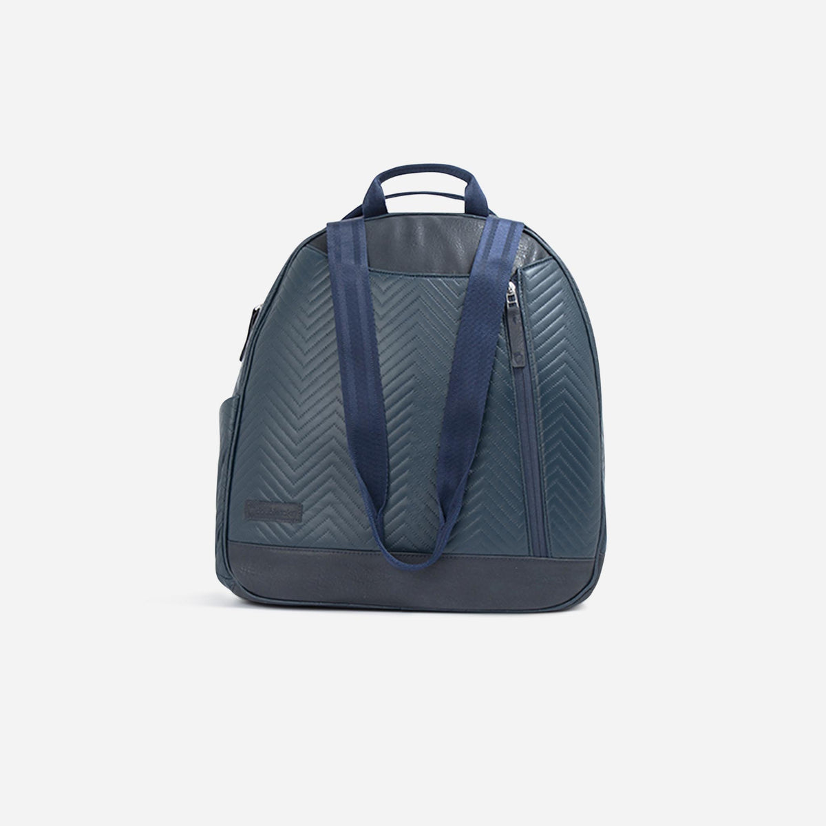 Melbourne Tennis Backpack / Tote Navy Zig Zag Luxe Regular