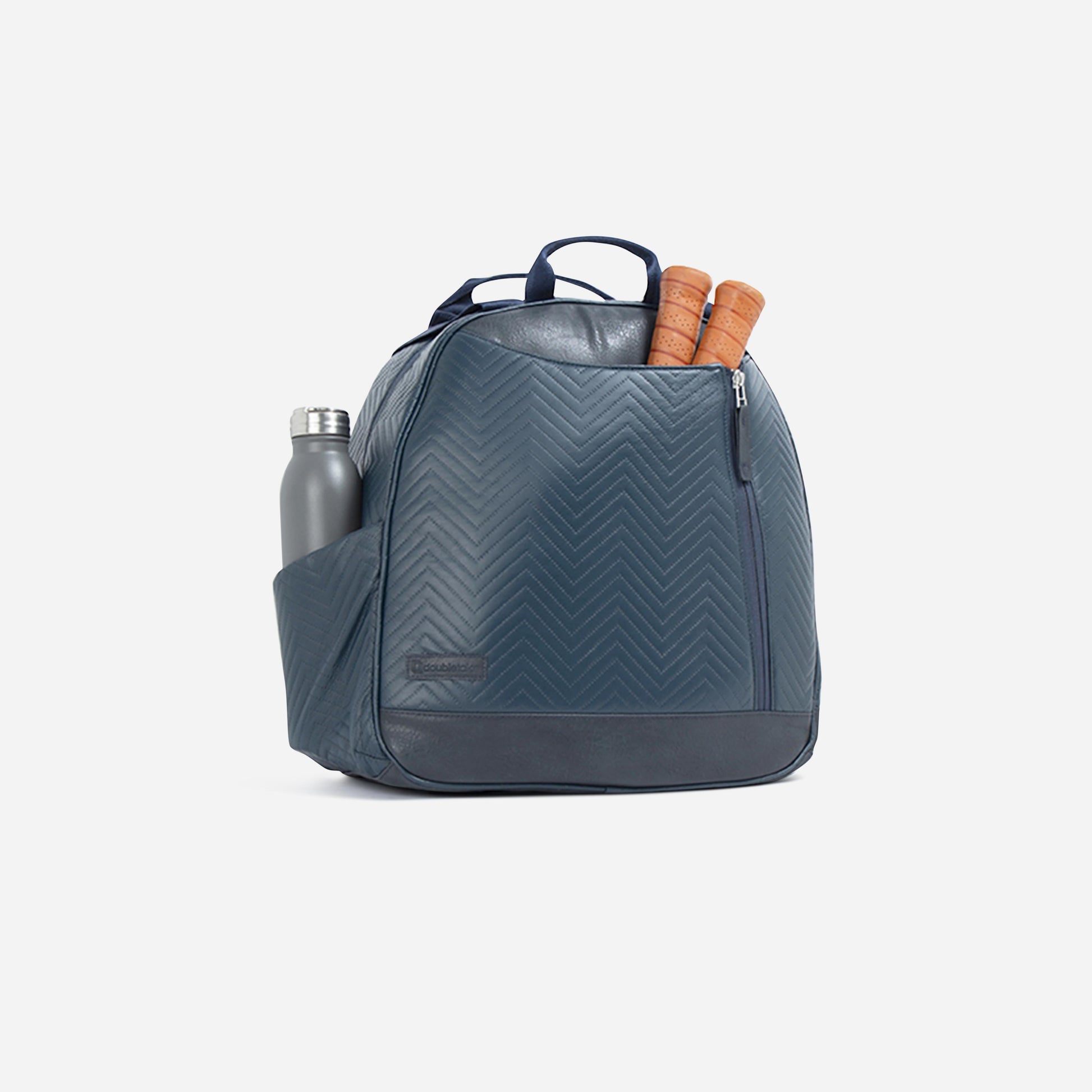 Melbourne Pickleball Backpack / Tote Navy Zig Zag Luxe