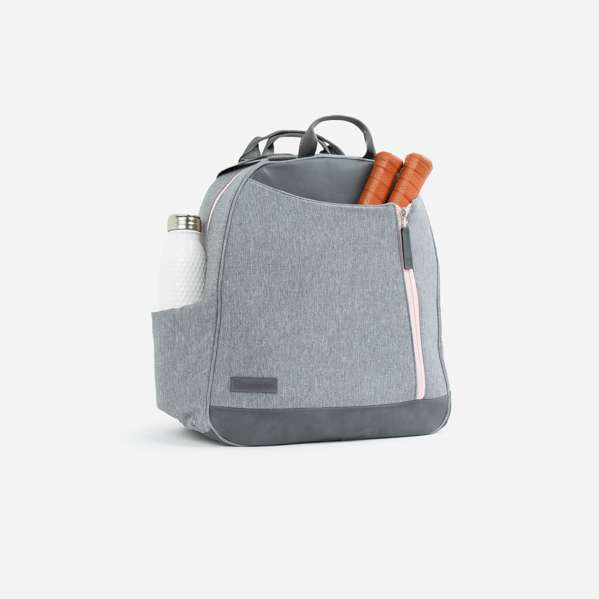 Melbourne Pickleball Backpack / Tote Grey & Blush