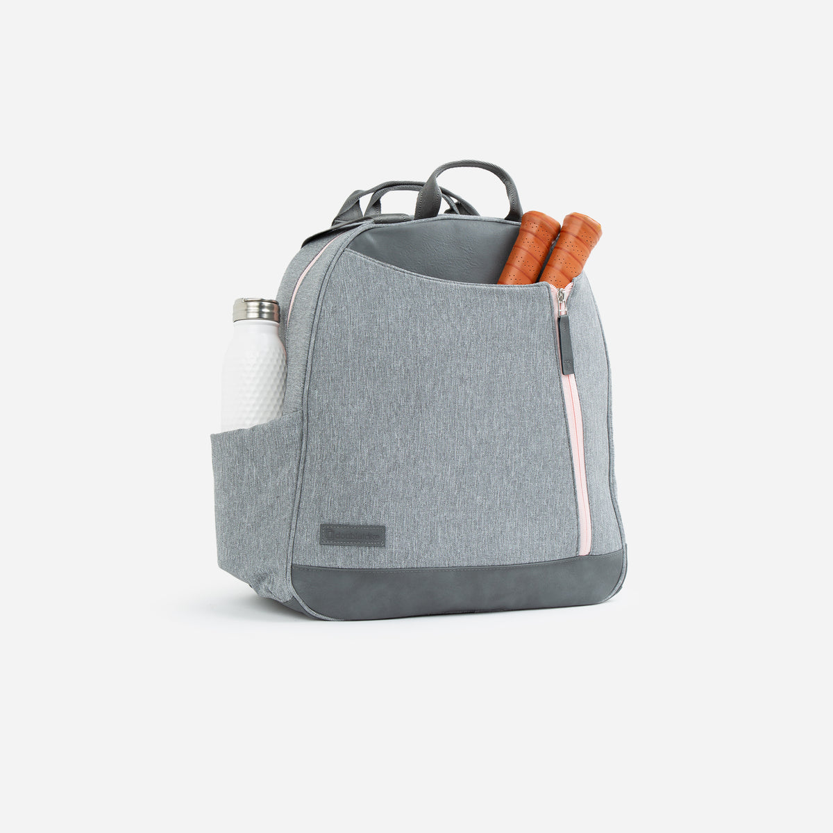 Melbourne Pickleball Backpack / Tote Grey & Blush