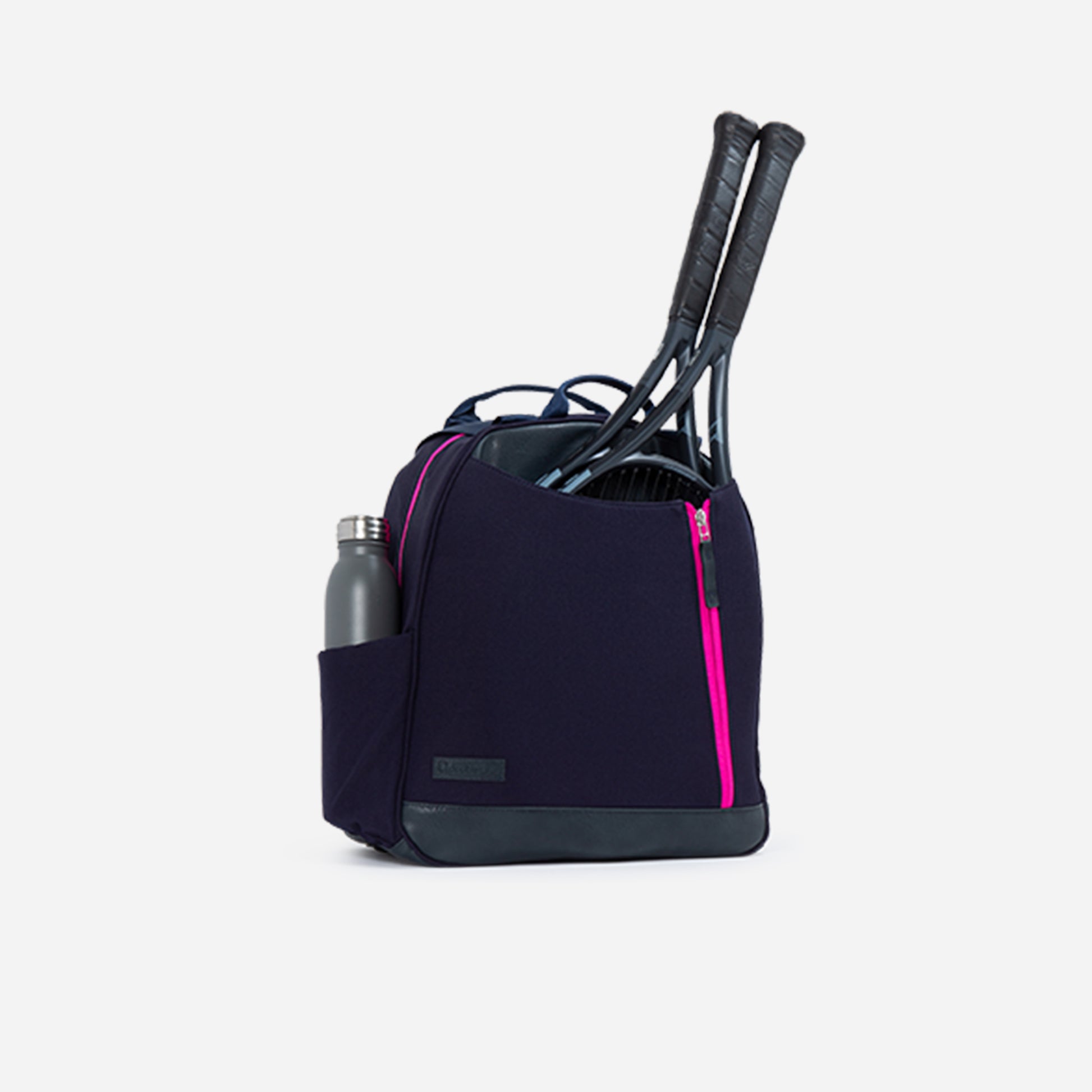 Melbourne Tennis Backpack / Tote  Navy & Fuchsia Regular