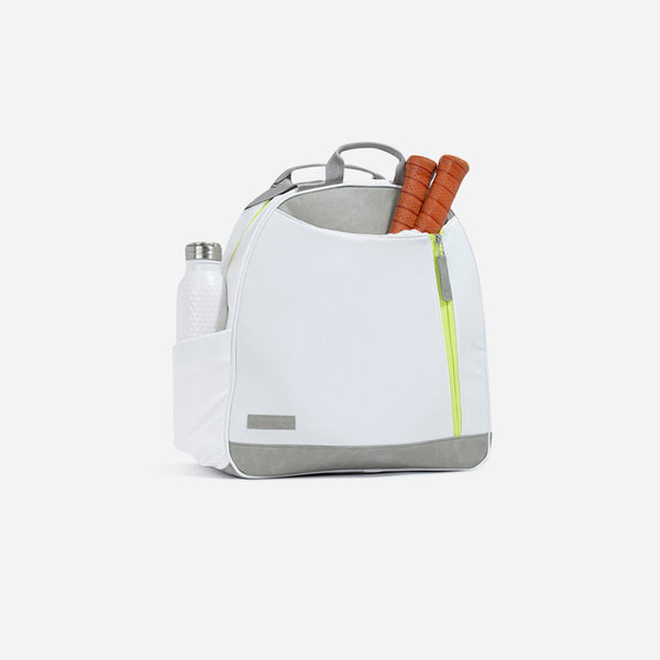 Melbourne Pickleball Backpack / Tote Dove White & Lemon Lime