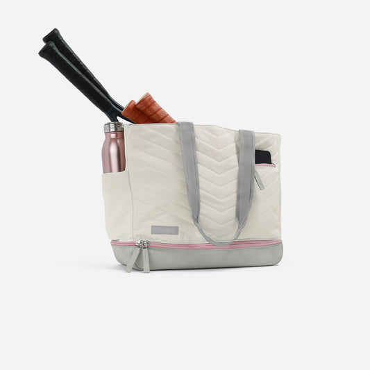 Parisii Tennis Tote Canvas & Blossom
