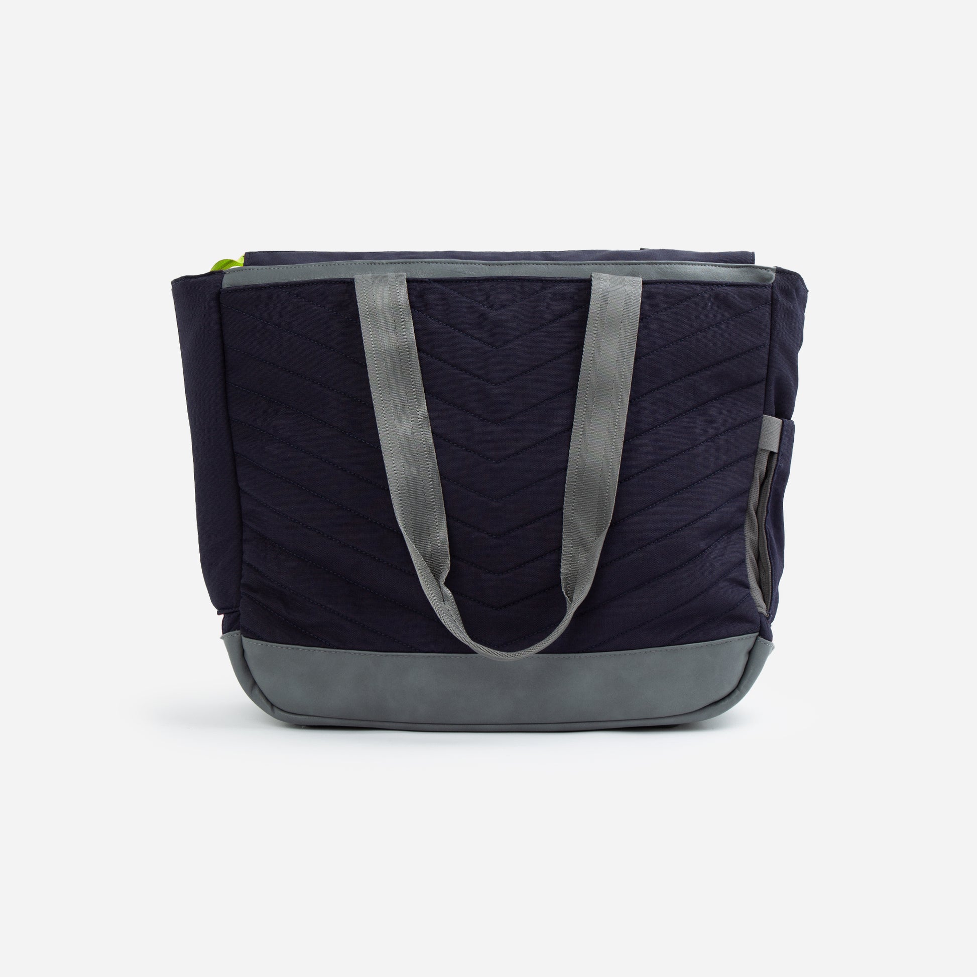 Parisii Tennis Tote Navy & Lemon Lime 