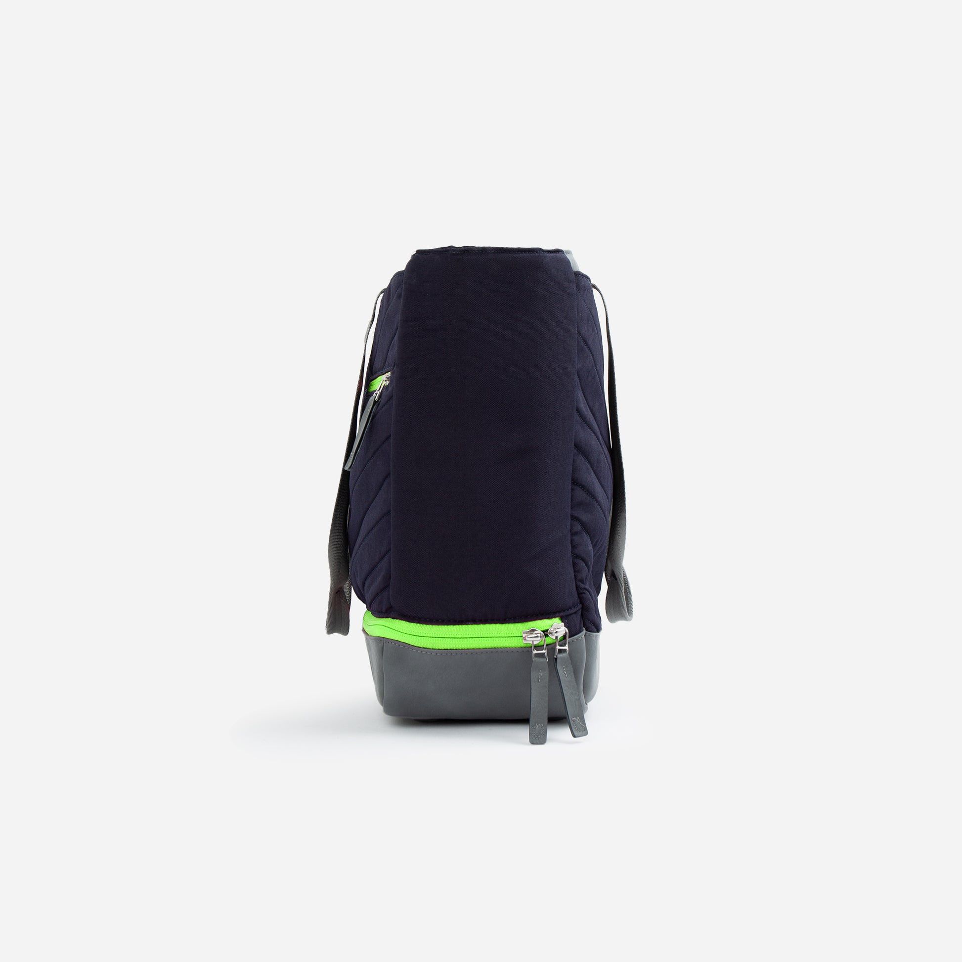 Parisii Tennis Tote  Navy & Lemon Lime