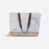 Parisii Tennis Tote Dove White & Cashmere