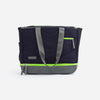 Parisii Tennis Tote Navy & Lemon Lime