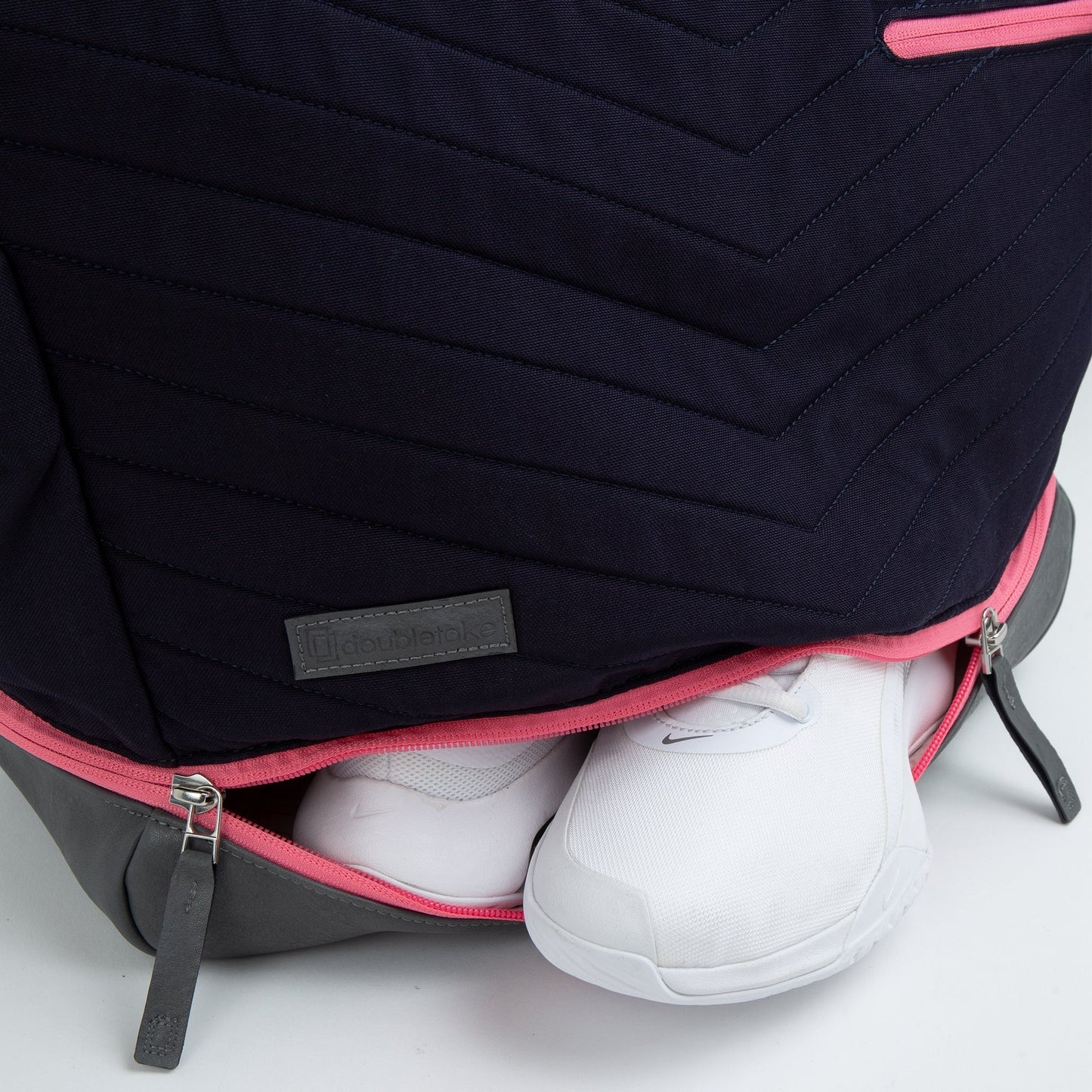 Parisii Tennis Tote Navy & Watermelon 